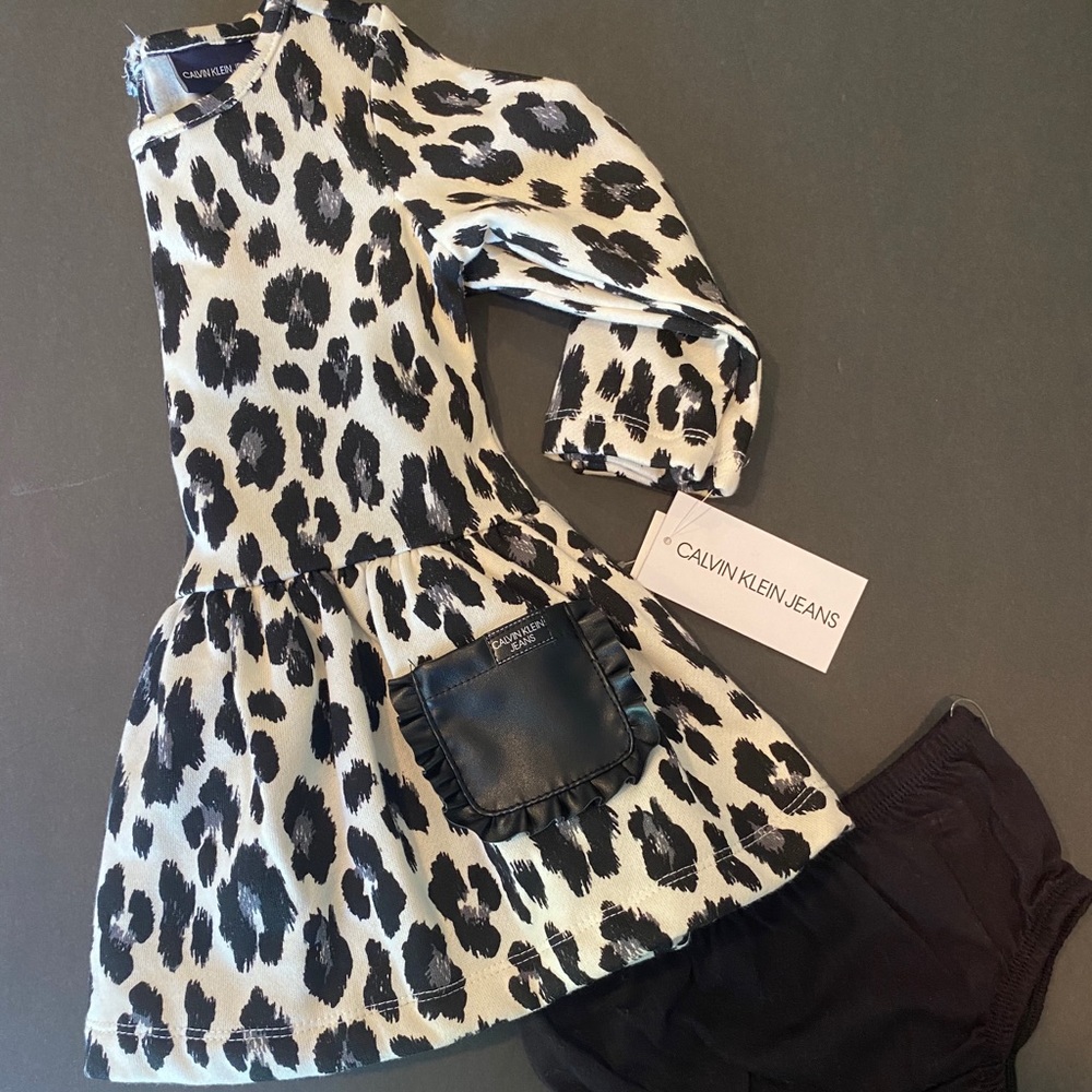 COPY - Calvin Klein Jeans Infant Dress & Diaper (NEW)